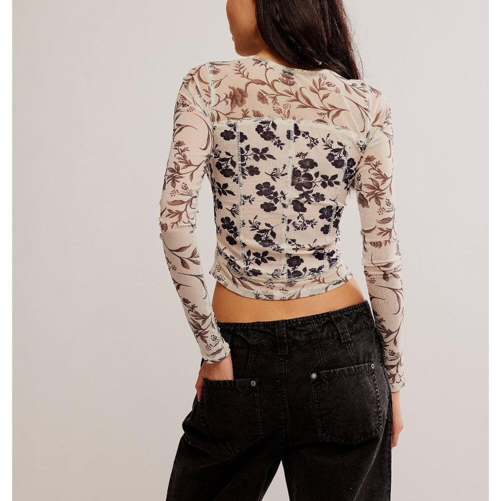 🌙FREE PEOPLE Betty's Garden Top / Neutral Combo🌙 - Picture 3 of 8